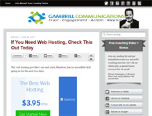 Tablet Screenshot of gambrill.com